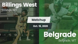 Matchup: Billings West High vs. Belgrade  2020