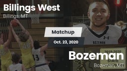 Matchup: Billings West High vs. Bozeman  2020