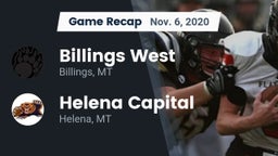 Recap: Billings West  vs. Helena Capital  2020