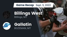 Recap: Billings West  vs. Gallatin  2022