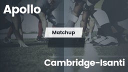 Matchup: Apollo  vs. Cambridge-Isanti  - Boys Varsity Football 2016