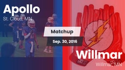 Matchup: Apollo  vs. Willmar  2016