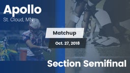 Matchup: Apollo  vs. Section Semifinal 2018