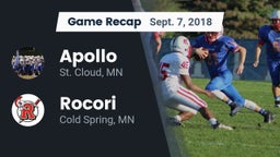 Recap: Apollo  vs. Rocori  2018