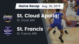 Recap: St. Cloud Apollo  vs. St. Francis  2019