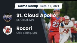 Recap: St. Cloud Apollo  vs. Rocori  2021