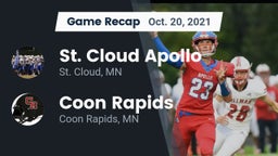 Recap: St. Cloud Apollo  vs. Coon Rapids  2021