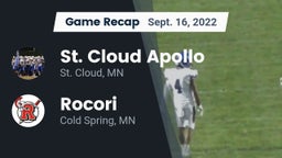 Recap: St. Cloud Apollo  vs. Rocori  2022