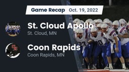 Recap: St. Cloud Apollo  vs. Coon Rapids  2022