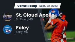 Recap: St. Cloud Apollo  vs. Foley  2023