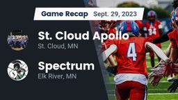 Recap: St. Cloud Apollo  vs. Spectrum  2023