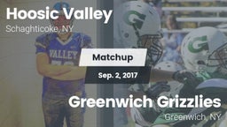 Matchup: Hoosic Valley High S vs. Greenwich Grizzlies 2017