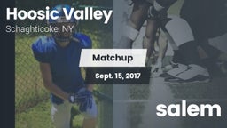 Matchup: Hoosic Valley High S vs. salem 2017