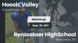 Matchup: Hoosic Valley High S vs. Rensselaer HighSchool 2017