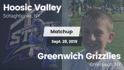 Matchup: Hoosic Valley High S vs. Greenwich Grizzlies 2019