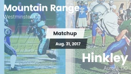Matchup: Mountain Range vs. Hinkley  2017