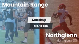 Matchup: Mountain Range vs. Northglenn  2017