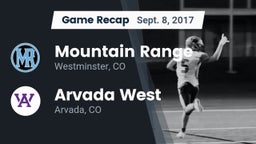 Recap: Mountain Range  vs. Arvada West  2017