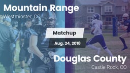 Matchup: Mountain Range vs. Douglas County  2018