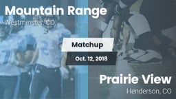 Matchup: Mountain Range vs. Prairie View  2018