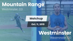 Matchup: Mountain Range vs. Westminster  2019