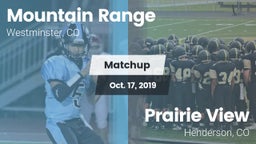 Matchup: Mountain Range vs. Prairie View  2019