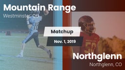 Matchup: Mountain Range vs. Northglenn  2019