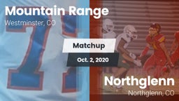 Matchup: Mountain Range vs. Northglenn  2020