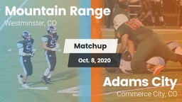 Matchup: Mountain Range vs. Adams City  2020