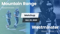 Matchup: Mountain Range vs. Westminster  2020