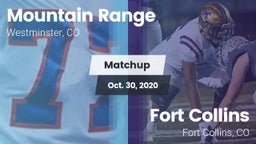 Matchup: Mountain Range vs. Fort Collins  2020