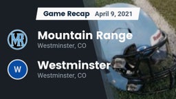 Recap: Mountain Range  vs. Westminster  2021