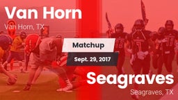 Matchup: Van Horn  vs. Seagraves  2017