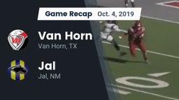Recap: Van Horn  vs. Jal  2019