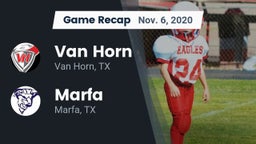 Recap: Van Horn  vs. Marfa  2020