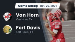 Recap: Van Horn  vs. Fort Davis  2021