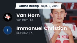 Recap: Van Horn  vs. Immanuel Christian  2023