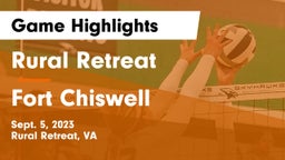 Rural Retreat  vs Fort Chiswell  Game Highlights - Sept. 5, 2023