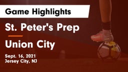St. Peter's Prep  vs Union City  Game Highlights - Sept. 16, 2021