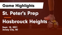 St. Peter's Prep  vs Hasbrouck Heights Game Highlights - Sept. 18, 2021