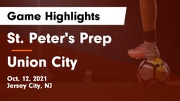 St. Peter's Prep  vs Union City  Game Highlights - Oct. 12, 2021