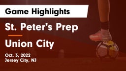 St. Peter's Prep  vs Union City  Game Highlights - Oct. 3, 2022