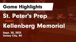 St. Peter's Prep  vs Kellenberg Memorial  Game Highlights - Sept. 30, 2023