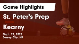 St. Peter's Prep  vs Kearny  Game Highlights - Sept. 27, 2023