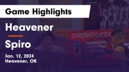 Heavener  vs Spiro  Game Highlights - Jan. 12, 2024