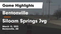 Bentonville  vs Siloam Springs Jvg Game Highlights - March 13, 2023