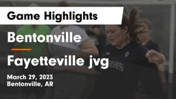 Bentonville  vs Fayetteville jvg Game Highlights - March 29, 2023