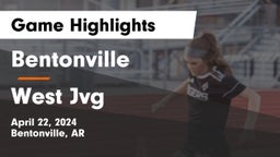 Bentonville  vs West Jvg Game Highlights - April 22, 2024