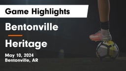 Bentonville  vs Heritage Game Highlights - May 10, 2024