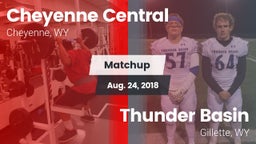 Matchup: Cheyenne Central vs. Thunder Basin  2018